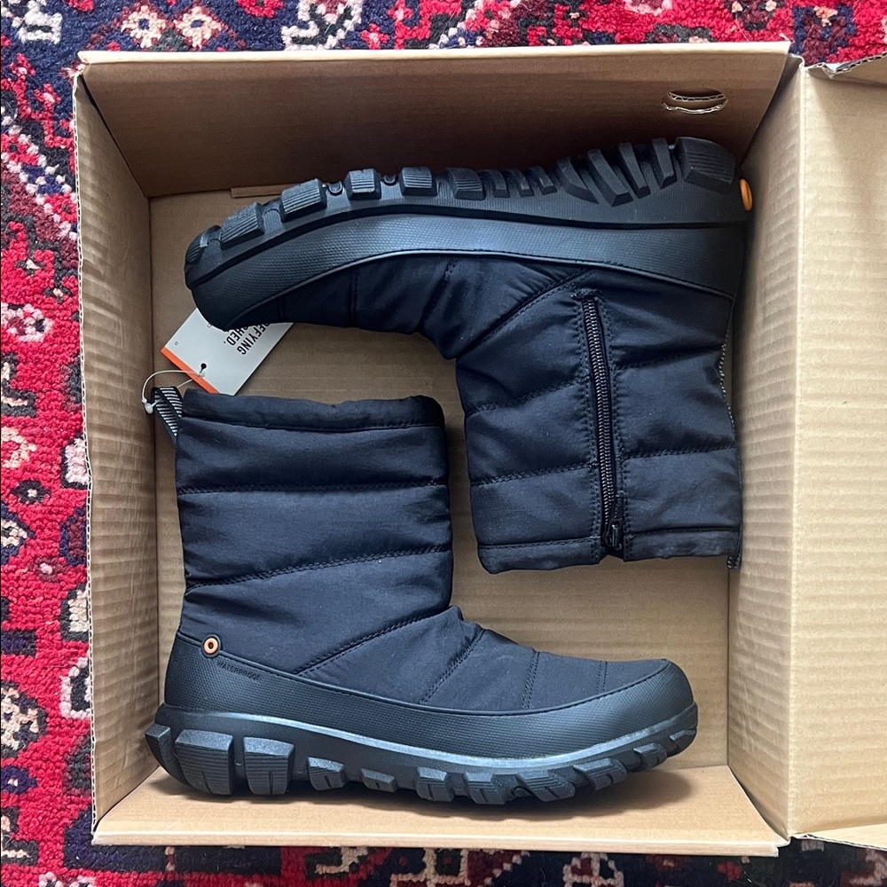 Bogs Women's Black Winter Rain Boots